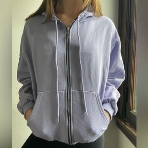 Cool casual purple hoodie